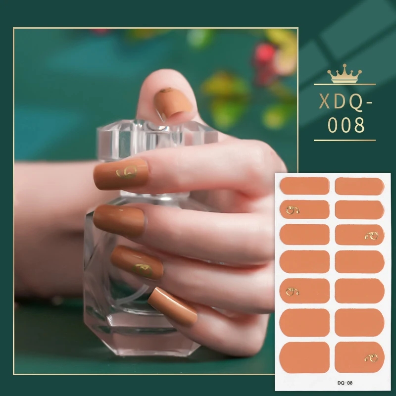 

Four Sorts of Nail Stickers Fashion Nail Polish Self Adhesive Manicure Decoration Nail Strips Nail Sticker Set Nail Accessories