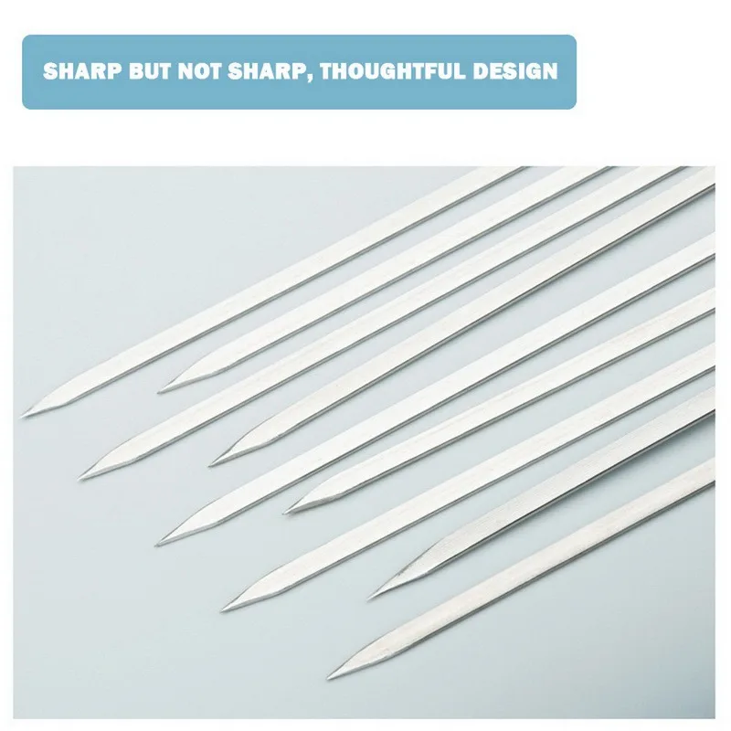 

1 Set Of Stainless Steel Barbecue Sign Food Kitchen And Bar Supplies Flat Sign Round Sign Barbecue Sign Lamb Skewers Sign