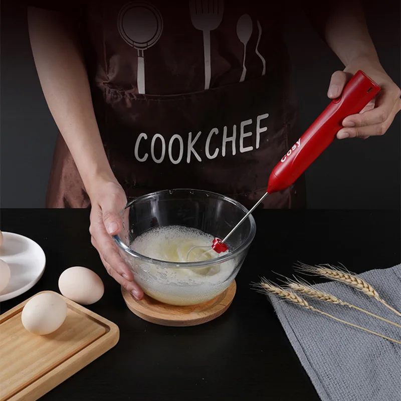 Household 304 Stainless Steel Mini Electric Mixing Whisk Kitchen Baking and Sending Hand-held Automatic | Бытовая техника