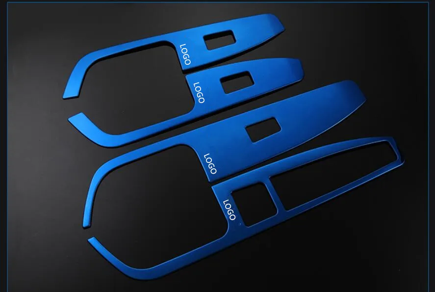 Черная синяя серебристая ручка для межкомнатной двери из нержавеющей стали