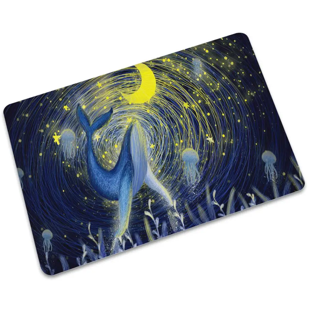 Прямая поставка домашний декоративный Ландшафтный кухонный коврик