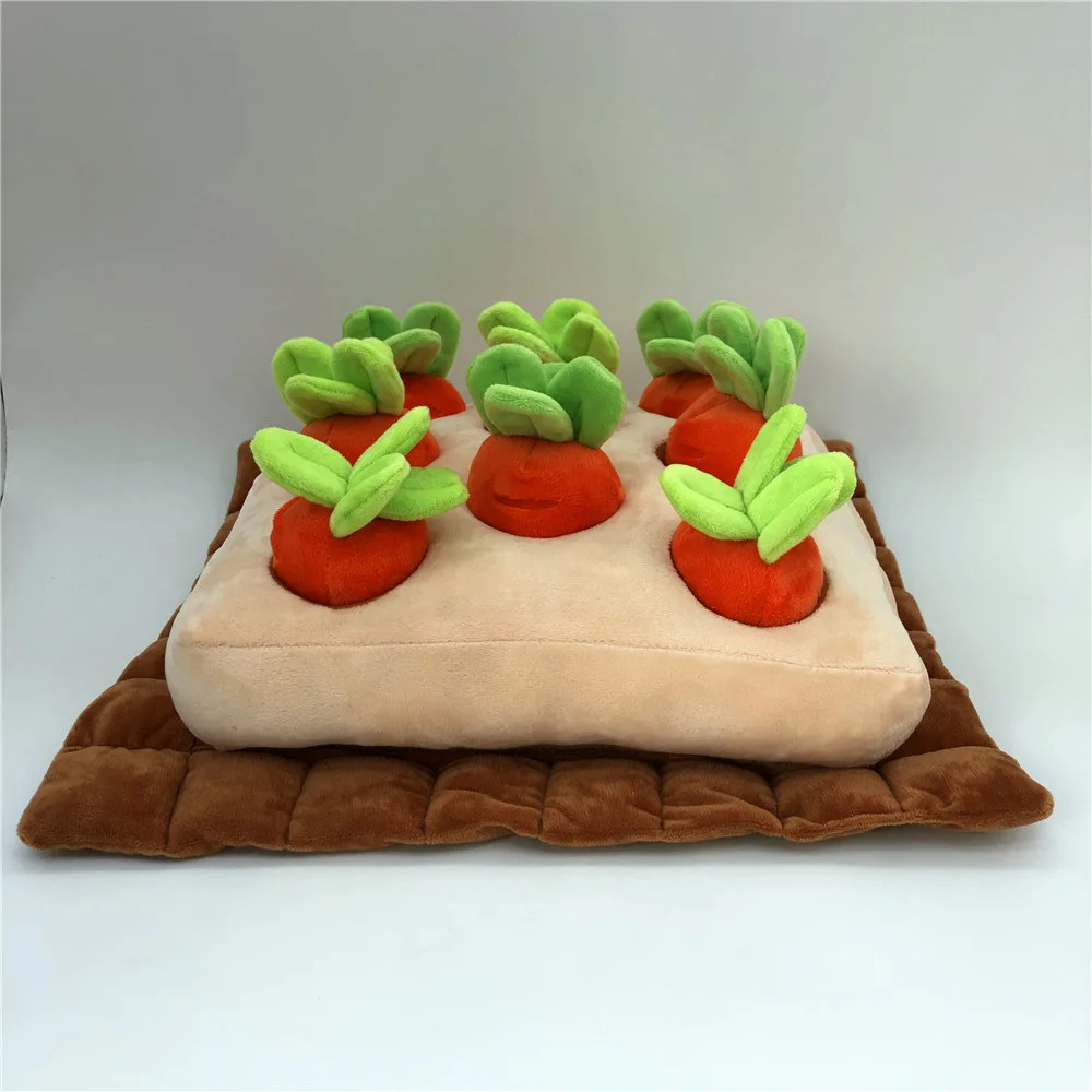 

Creative Children's Educational Toys Birthday Gift For Girls Fields Carrot Plush Toy Soft Stuffed Vegetables Plant Radish Doll