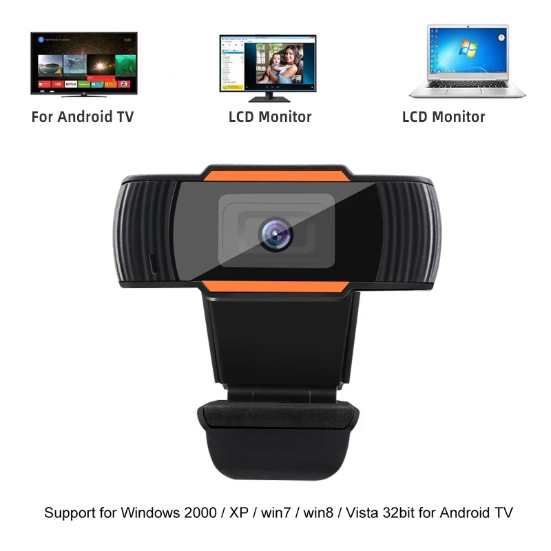 Webcam 1080P 720P 480P Full HD Web Camera Built-in Microphone Rotatable USB Plug Web Cam For PC Computer Mac Laptop Desktop