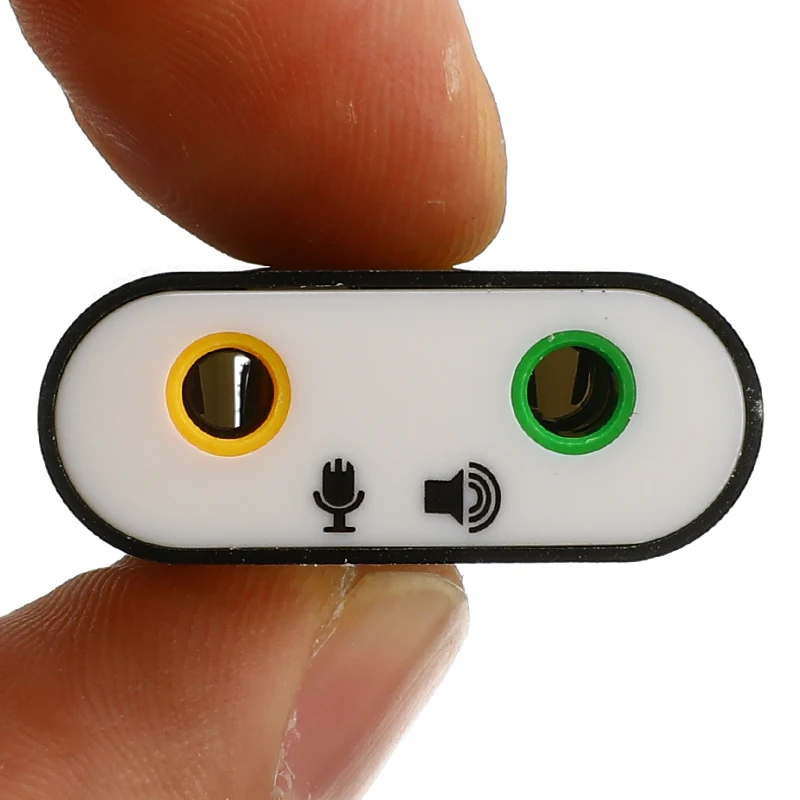 

1pcs Mini Audio Sound Card Adpater External USB 2.0 7.1 CH Virtual Audio Sound Card Adapter Converter for Notebook