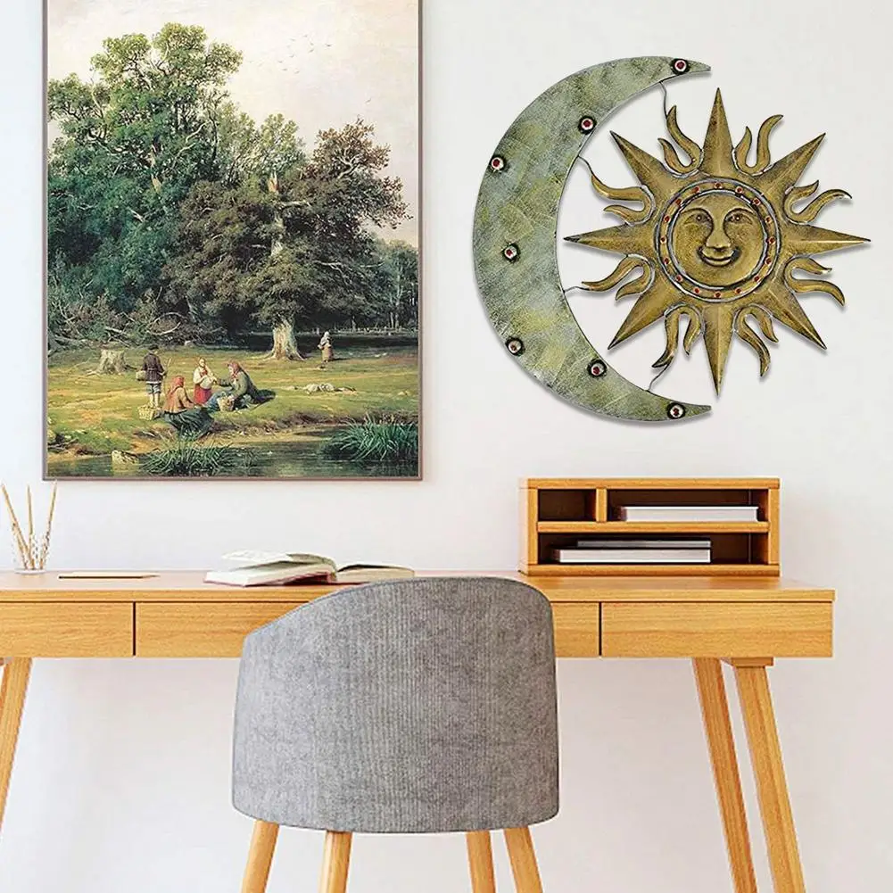 13 АЦТЕКСКИХ Солнце Луна Металлический Настенный декор небесная тематика ручная