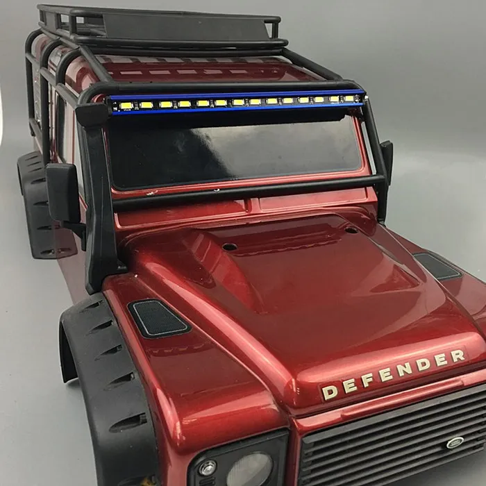 KYX Racing Metal 14 светодиодный светильник 158 мм для крыши 1/7 UDR 1/10 Traxxas TRX4 TRX-4 Axial SCX10 II Wrangler Body 7,2-12 V Red