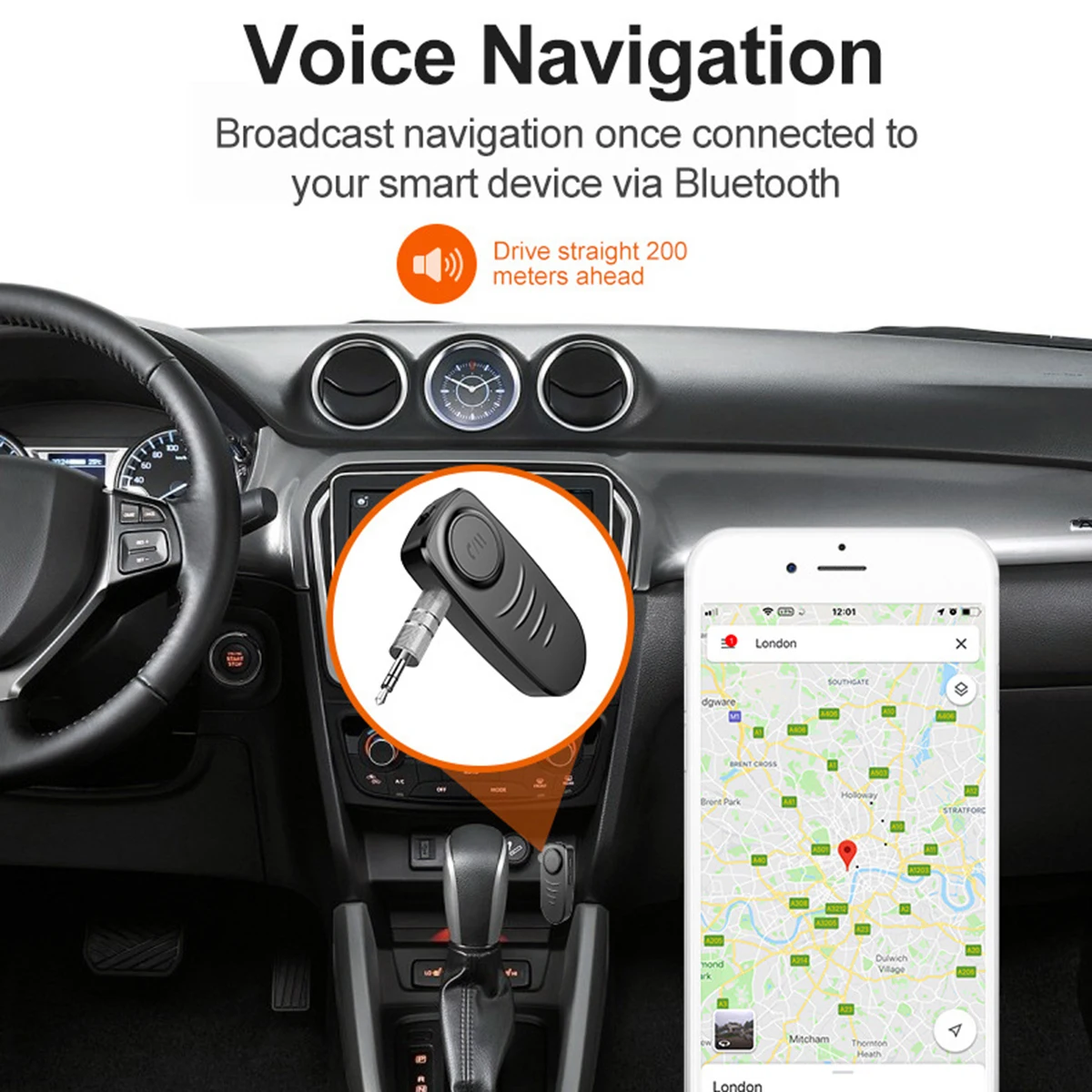 SOONHUA беспроводной автомобильный BT5.0 аудио Bluetooth приемник 3 5 мм AUX стерео музыка