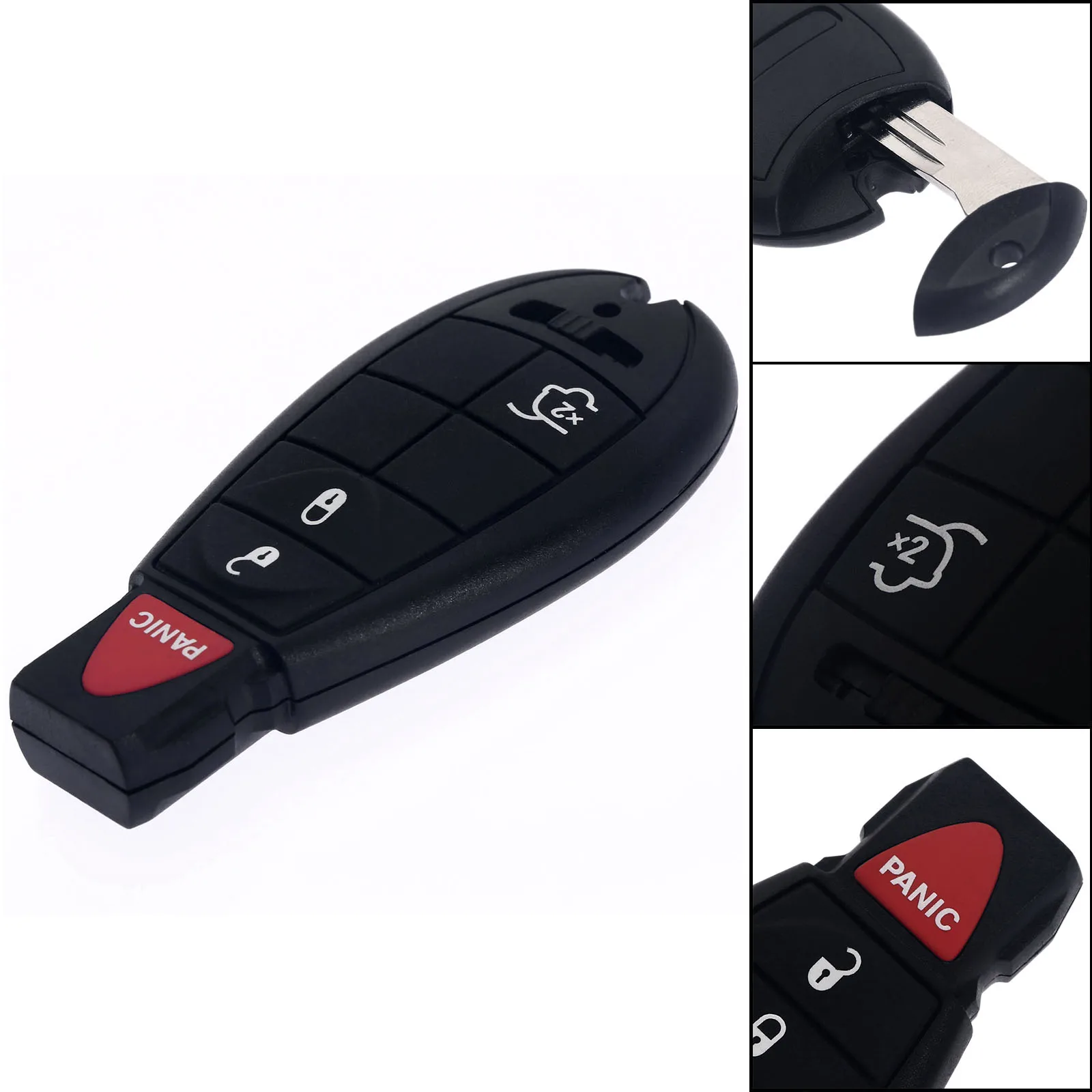4 кнопки Замена Автомобильный Брелок дистанционного управления с ключом