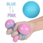 Мяч для снятия стресса, милые сжимаемые сменные цветные шарики, игрушки для снятия стресса