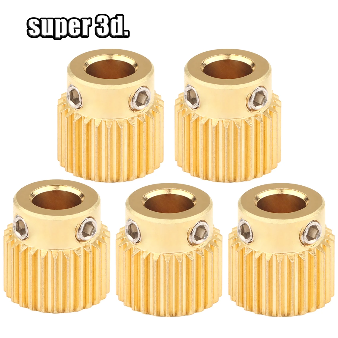 Части 3D принтера 40 зуб/26 зубчатое колесо экструдера Латунное для Cr 10 10S Reprap