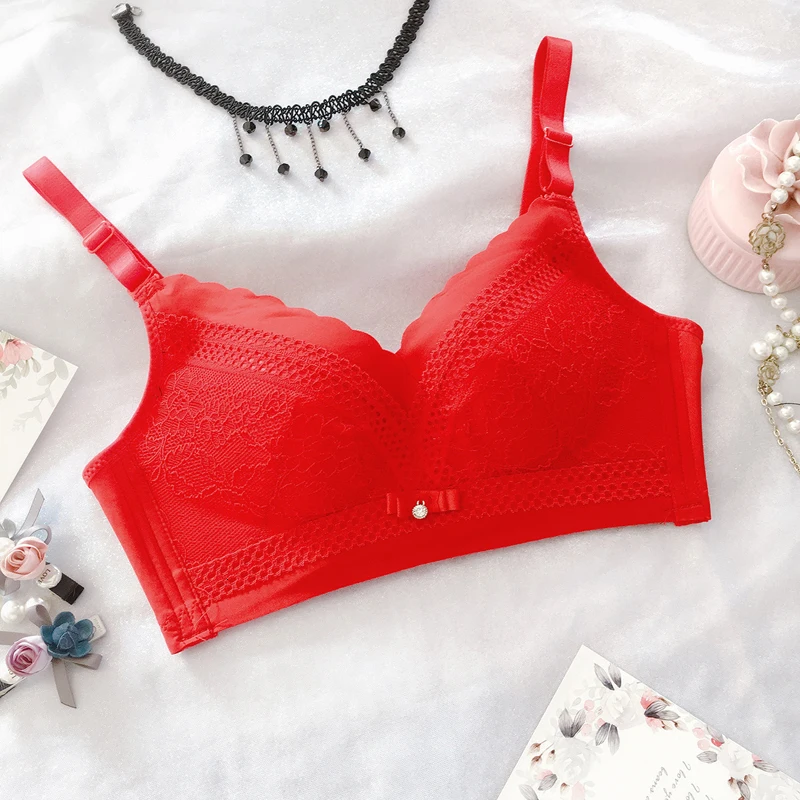 Roseheart, женский модный фиолетовый розовый беспроводной сексуальный бюстгальтер, пуш-ап, женский кружевной бюстгальтер с бантиком, цельный бюстгальтер без косточек, женское нижнее белье