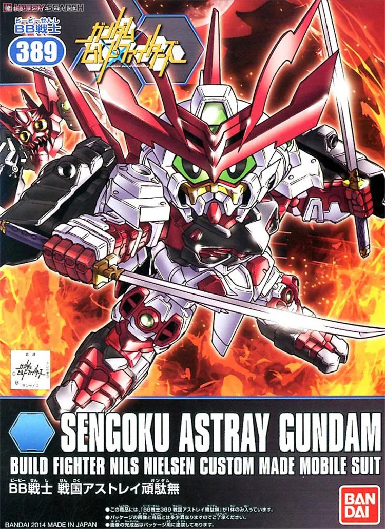 Bandai Gundam SD BB 389 SENGOKU ASTRAY GUNDAM мобильный костюм сборные модельные комплекты фигурки