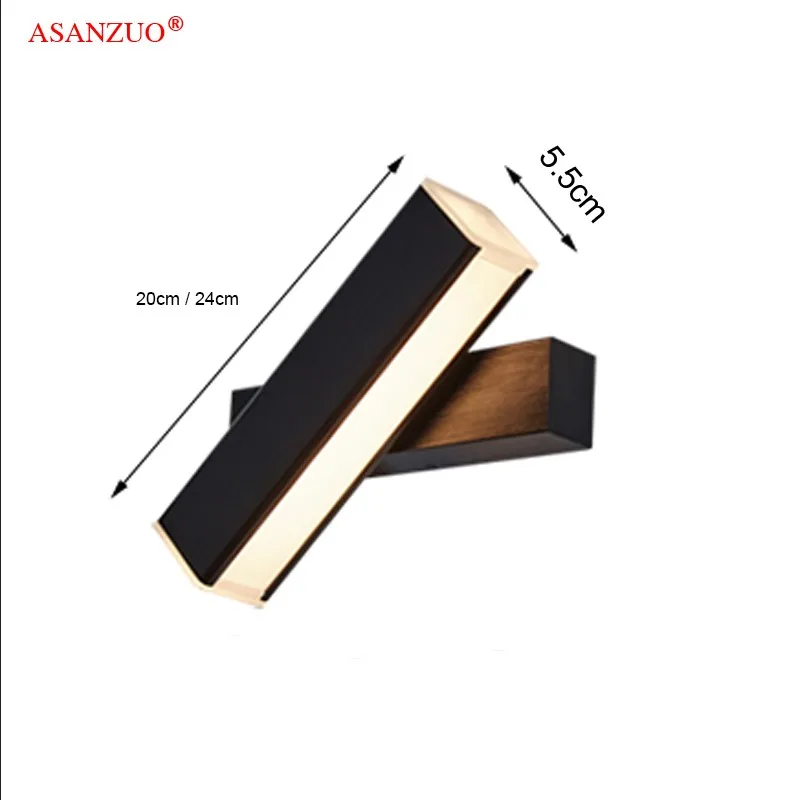 Лампада светодиодный настенный светильник приспособление направляющей проект