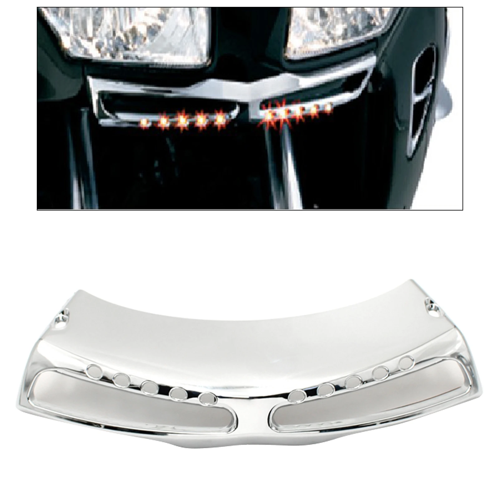 

Motorcycles Front Inlet Duct Decorat for Honda Goldwing GL1800 2001-2011, Durable to Use and Operate