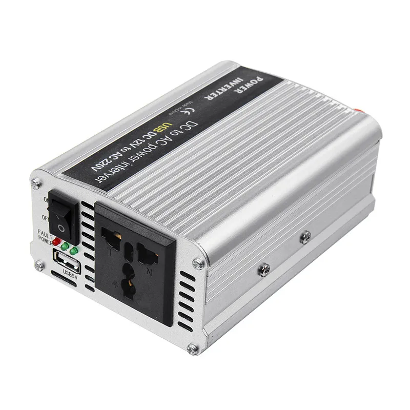Автомобильный инвертор напряжения 2000 Вт 12 В постоянного тока в 220 переменного USB