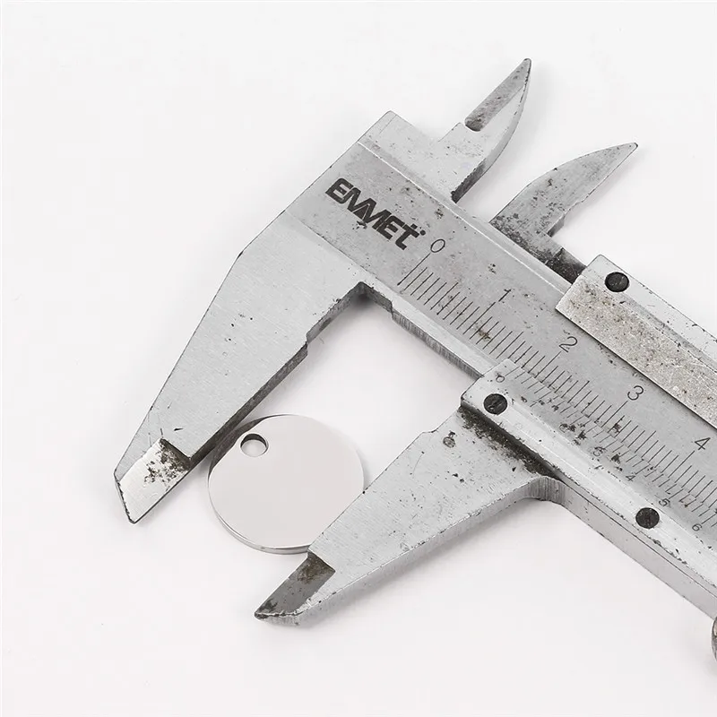 30-дневные ярлыки подвески из нержавеющей стали с гравировкой 18 мм стальные