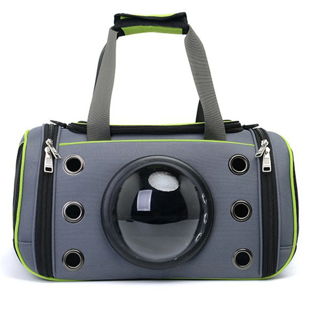 Переноска для домашних животных на молнии прозрачная Дорожная сумка ремне с