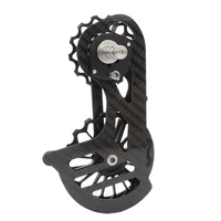 goldix bicycle carbon fiber ceramic rear derailleur 17t pulley guide wheel for 6800 r7000 r8000 r9100 r9000 bike accessories