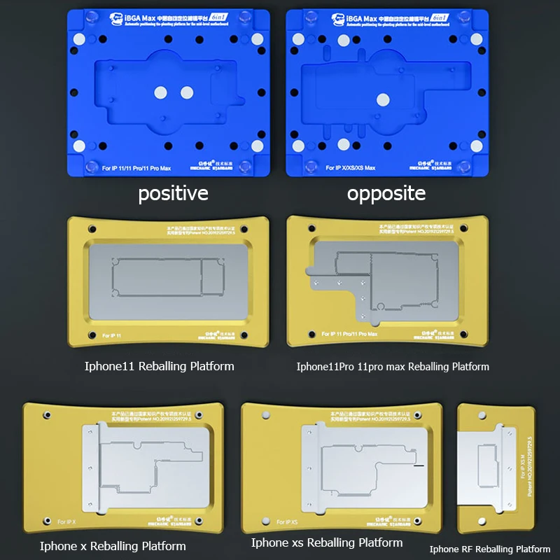 

MECHANIC iBGA Max среднее автоматическое позиционирование Оловянная посадочная платформа приспособление для IPHONE мобильный телефон IPX XSMAX IP11 11PRO MAX