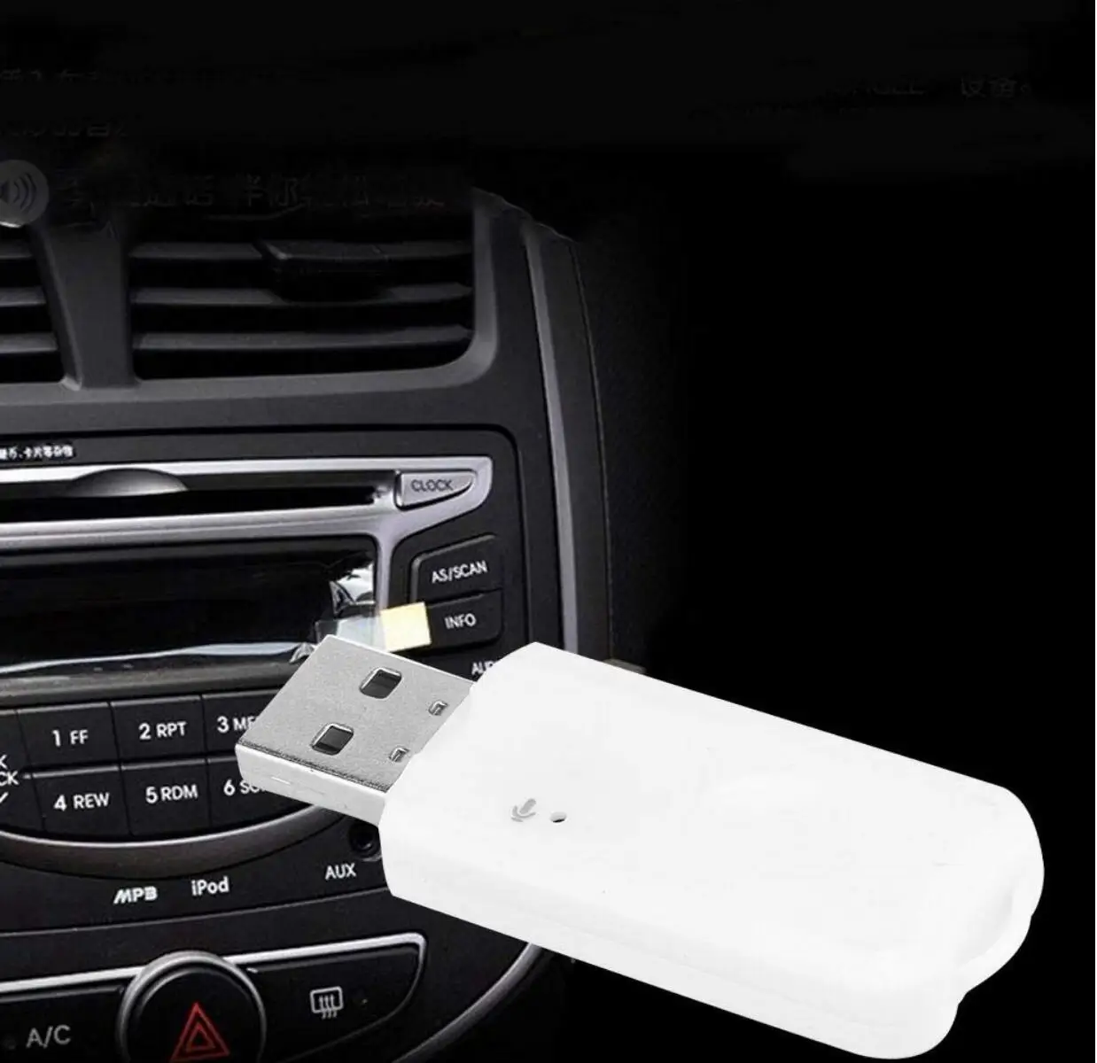 USB Bluetooth аудио беспроводной приемник адаптер для peugeot 3008 hyundai i30 skoda h7 volkswagen golf 4 ford
