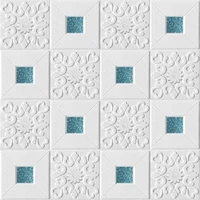 12pcs 3d wall stickers ceiling panel roof decor waterproof self adhesive foam wallpaper living room kitchen tv backdrop