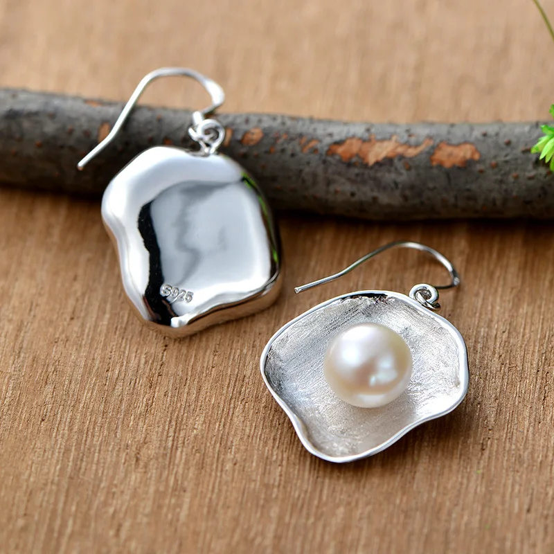 Серебряные серьги Really925 гипоаллергенные минималистичные с