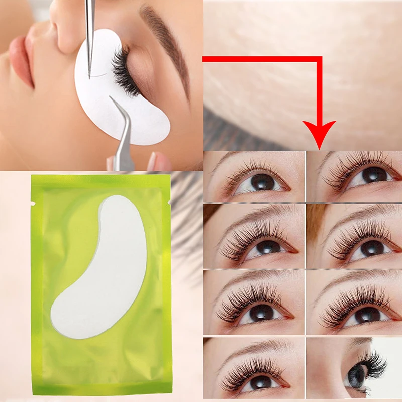 Патчи под глаза для ресниц 10 пар патчи наклейки красивые инструменты макияжа