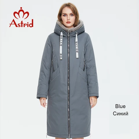 Astrid Women Winter Parka Longo Casual Capuz Capel