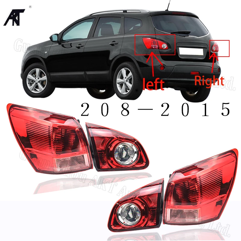 Внутренний и внешний задсветильник фонарь для Nissan Qashqai Dualis J10 2008 2009 2010 2011 2012 2013 2014