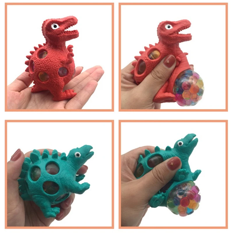 

Мяч для снятия стресса для взрослых, улитка, яйца, динозавр, новинка, веселые шарики для выдавливания винограда, игрушка для снятия стресса, ...