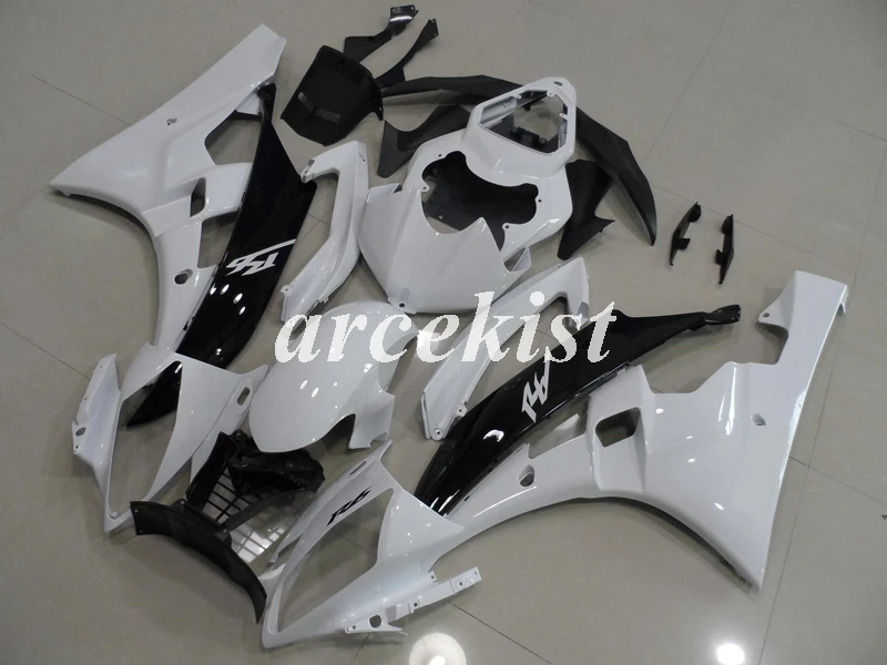 

Литьевая Форма НОВЫЙ ABS мотоцикл обтекатели комплект для YAMAHA YZF-R6 2006 2007 06 07 R6 обтекатель набор черный белый яркий