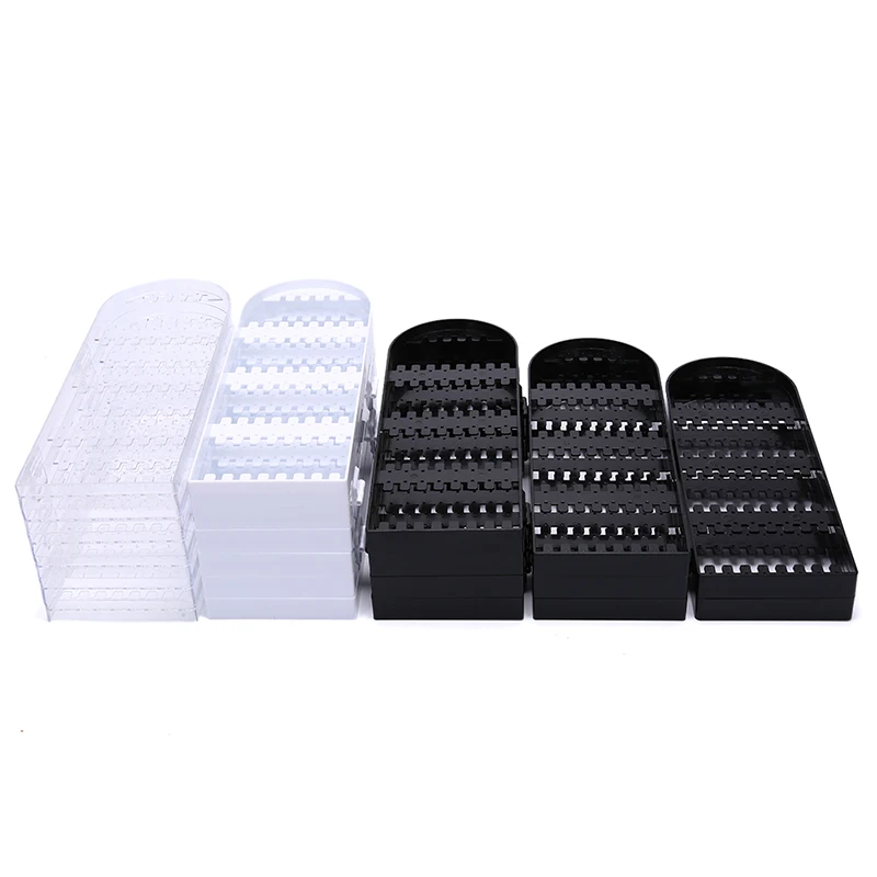 

120/180/240/360holes Plastic Folding Earrings Studs Display Stand Jewelry Storage