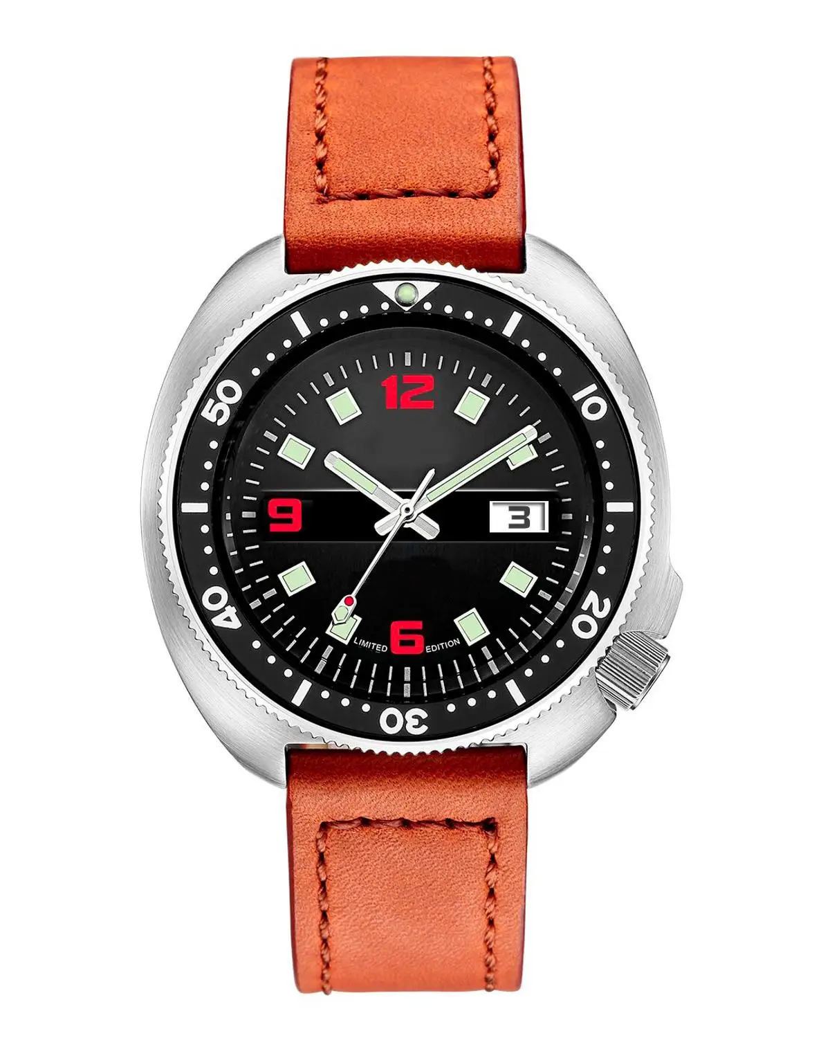 

316L stainless steel 6105 new dial 20 atm water proof japan nh35 automatic men dive watch