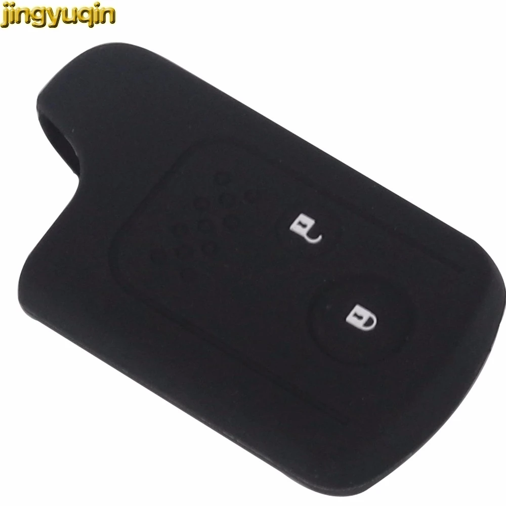 Jingyuqin для Honda Accord подходит CRV Civic 2006 2011 2013 2014 2015 силиконовый чехол ключей от машины 2