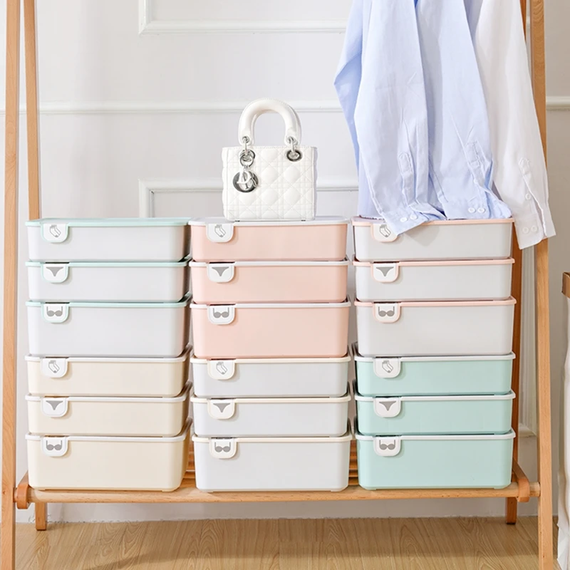 Ящик для хранения нижнего белья сделай сам Штабелируемый с крышками домашний