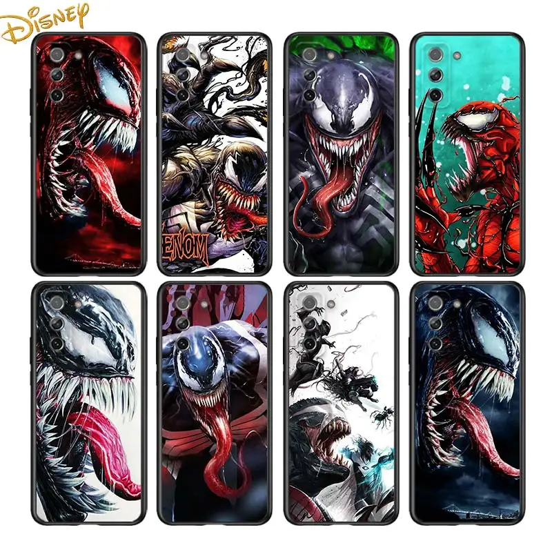 

Venom Marvel cool for Samsung Galaxy S21 Ultra Plus Note 20 10 9 8 S10 S9 S8 S7 S6 Edge Plus Black Phone Case
