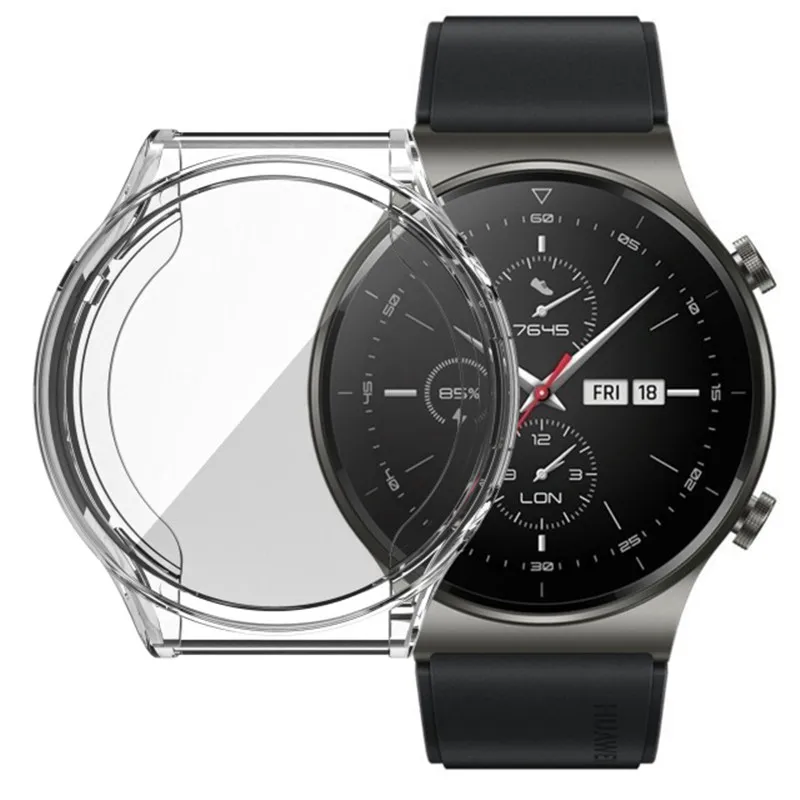 Мягкий защитный чехол из ТПУ с полным покрытием для Huawei Watch GT 2 Pro GT2 ECG | Электроника