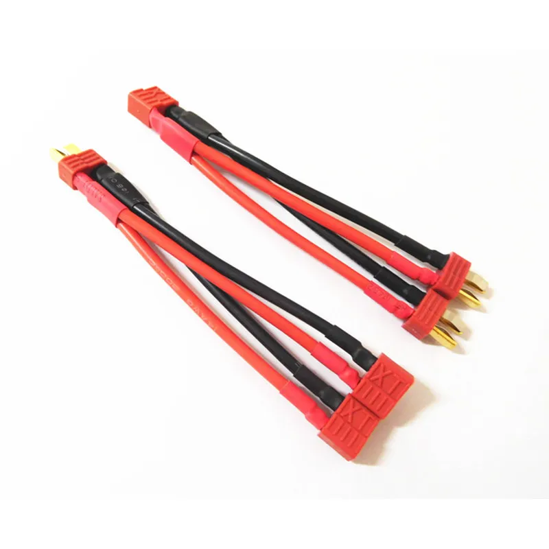 Параллельный Y-образный удлинитель Deans для аккумулятора силиконовый провод