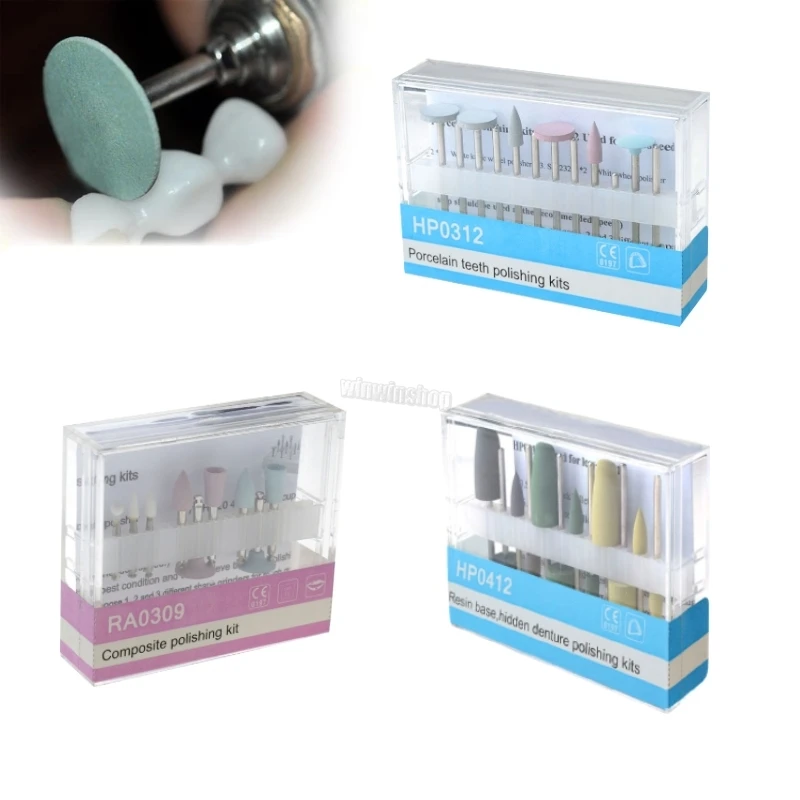 

1Box Porcelain Teeth Polishing Kit Used for Dental Low-Speed Handpiece Teeth Whitening Oral Hygiene
