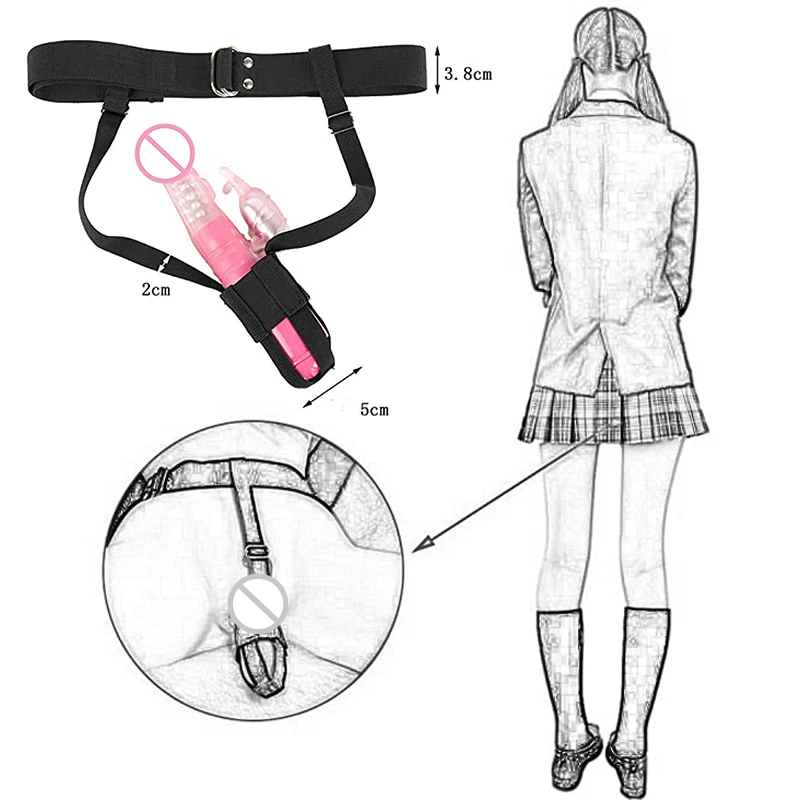 Ремень вибратор SM с регулируемой талией носимый дизайн принудительный ремешок