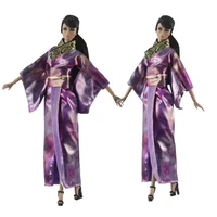 cosplay 16 bjd accessories japanese robe traditional kimono dress for barbie doll clothes long yukata costume dollhouse diy toy
