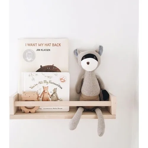 Магнитная деревянная настенная стойка для детской комнаты | Дом и сад