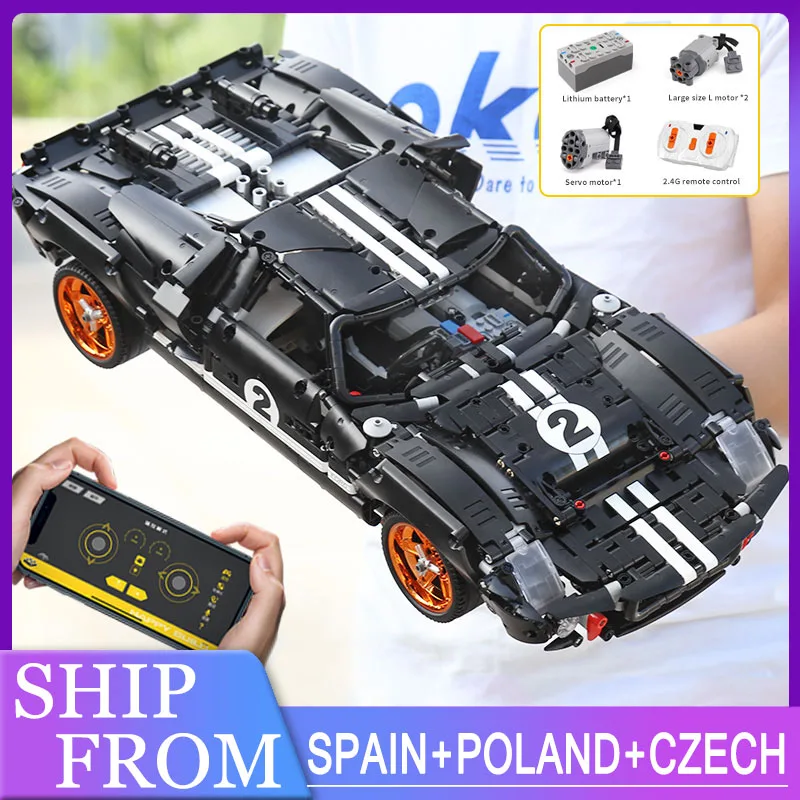 Моторизованные технические Форды GT40 MK I 1967 набор деталей для гоночной машины