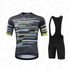 Велокостюм Ralvpha, трикотажная одежда для команды, Новинка лета 2021, велосипедные костюмы для горных велосипедов, комплекты с шортами и нагрудником, велосипедный комплект для триатлона, велосипедная одежда