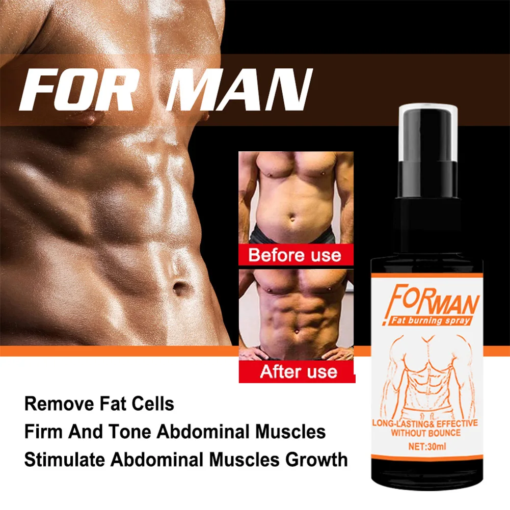 

Fat Burning Spray Abdominal Muscle Spray Weight Loss Safe Sweating And Slimming Spray For Men