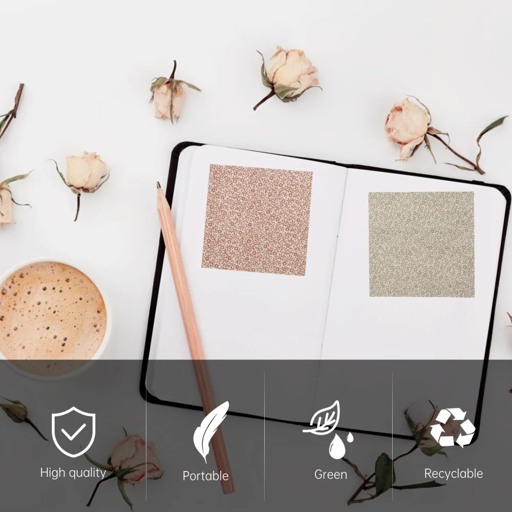 

5 Sets Floral Theme Scrapbook Decorative Paper Hand Account DIY Material Paper