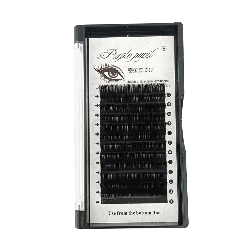 Классические накладные ресницы индивидуальные объемные Шелковые Ресницы C/D 0 05/0