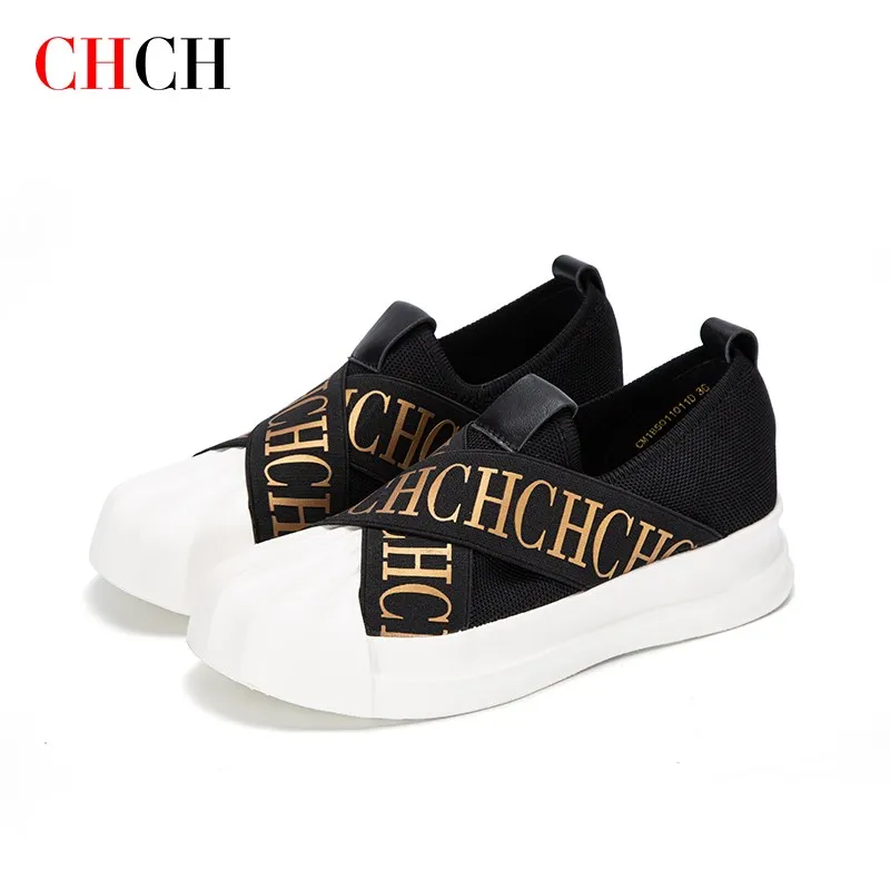 

CHCH Women Shoes Gray Simple Shoes Black Causal Shoes Adult Sport for Adult Shoes School