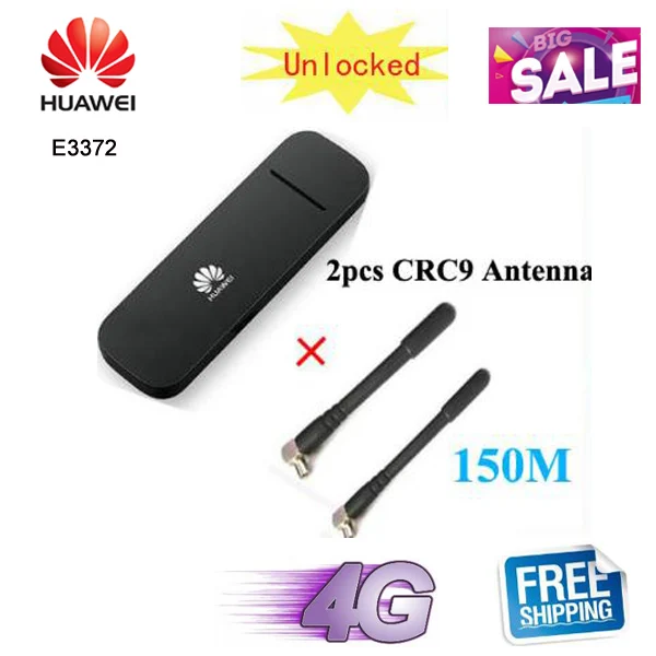 Разблокированный Huawei e3372 e3372s 153 e3372h 607 e3272s 320 150 Мбит/с 3G 4G аппарат не привязан к