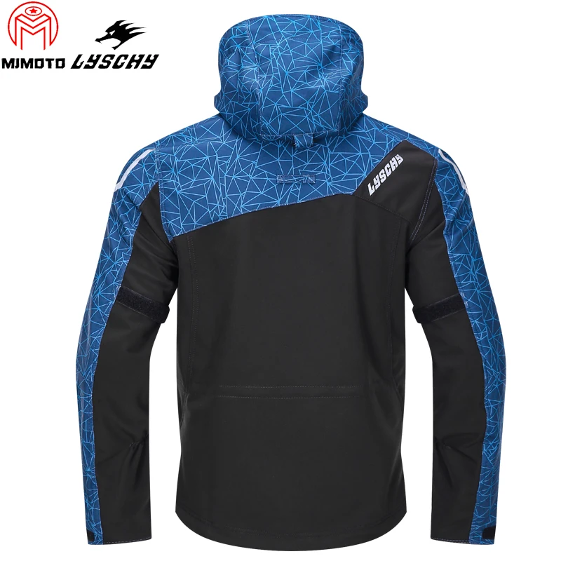 Фирменная Новинка Lyschy Водонепроницаемый мотогонок куртка CE протектор на лето и